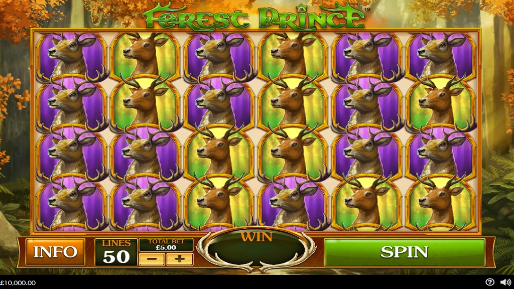 Screenshot of Forest Prince slot from Playtech
