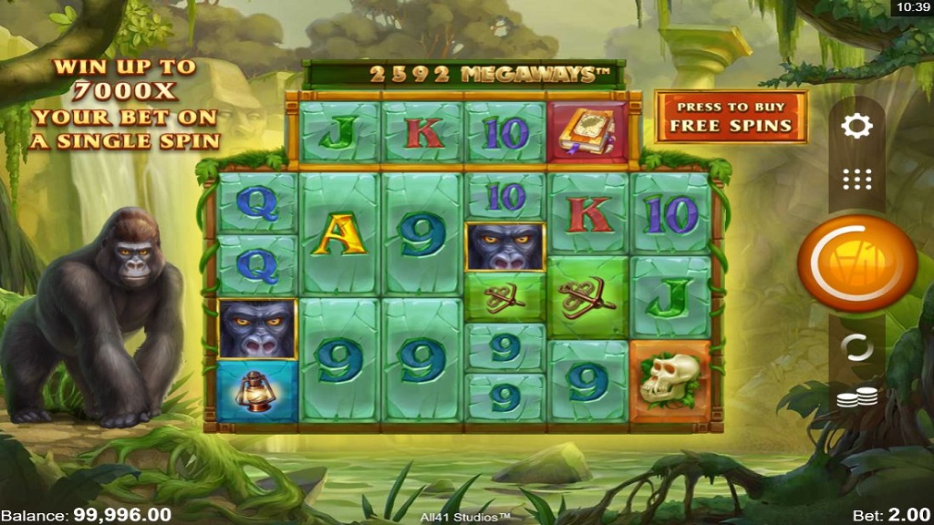 Screenshot of Forgotten Island Megaways from Microgaming