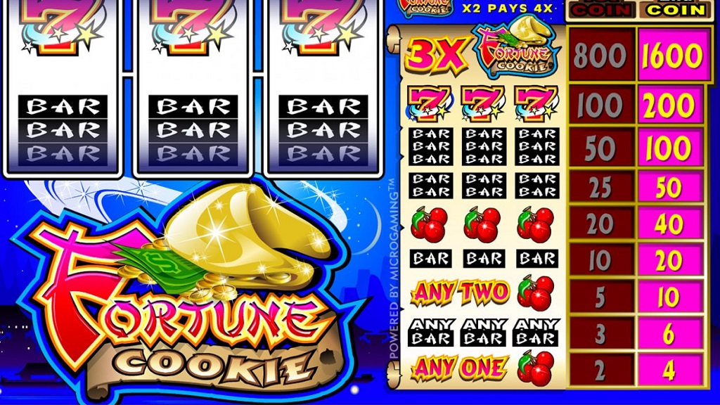 Screenshot of Fortune Cookie from Microgaming