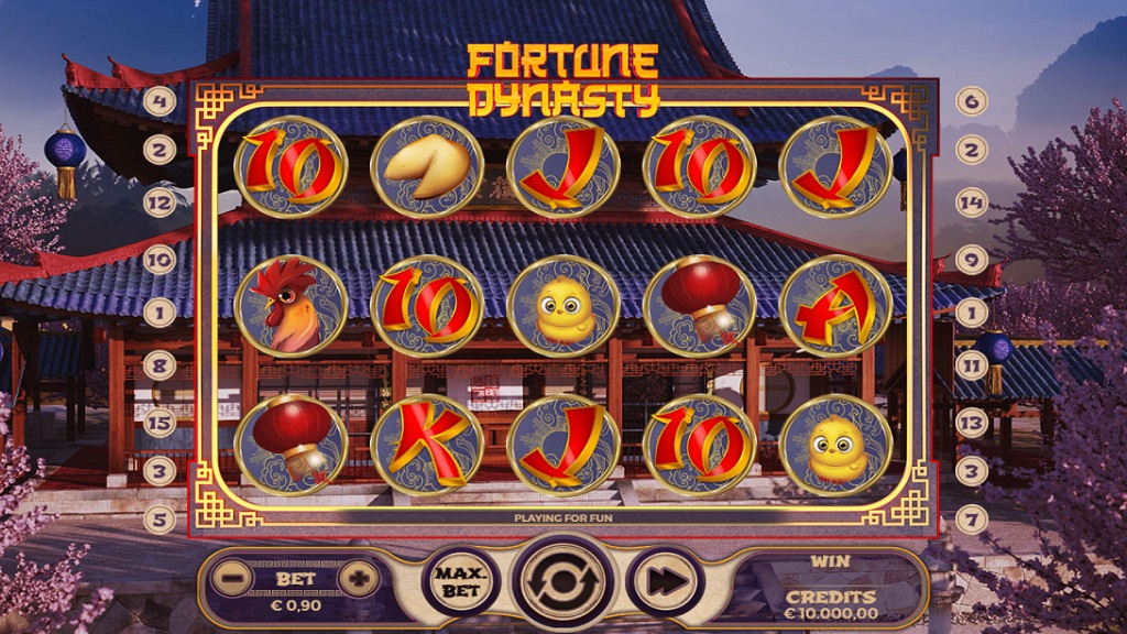 Screenshot of Fortune Dynasty slot from Spinmatic