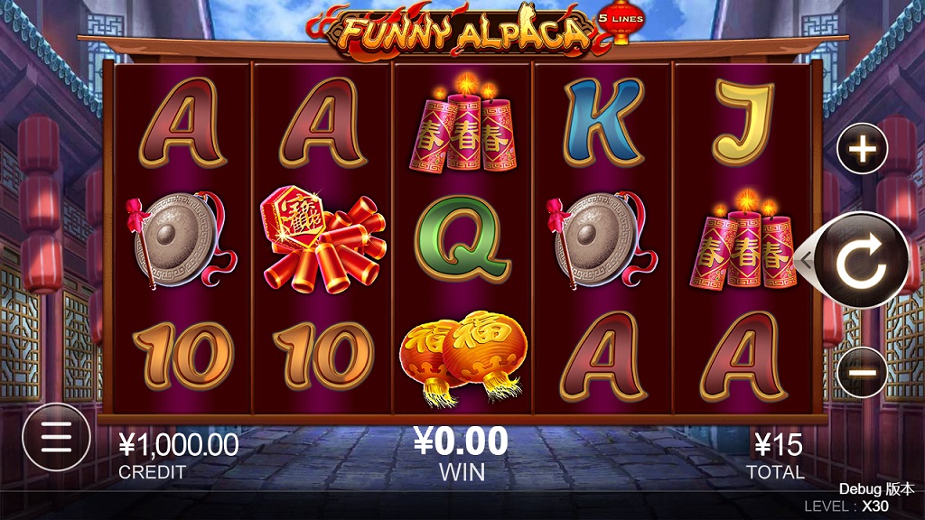 Screenshot of Funny Alpaca slot from CQ9 Gaming