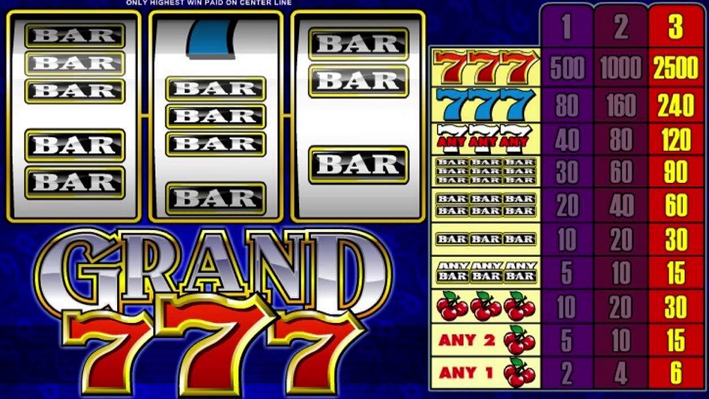 Screenshot of Grand 7s from Microgaming