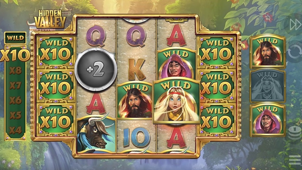 Screenshot of Hidden Valley slot from Quickspin