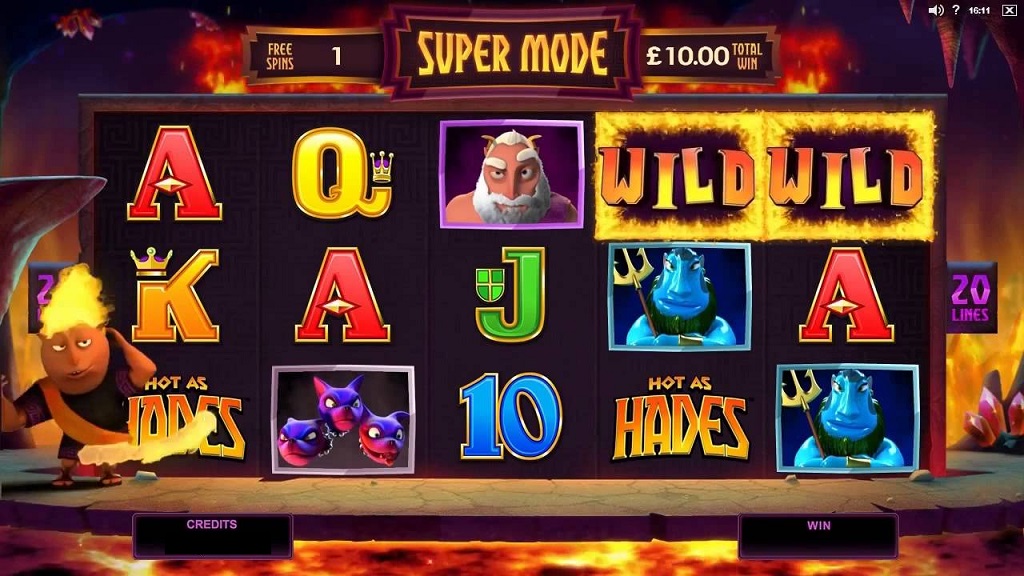 Screenshot of Hot as Hades from Microgaming