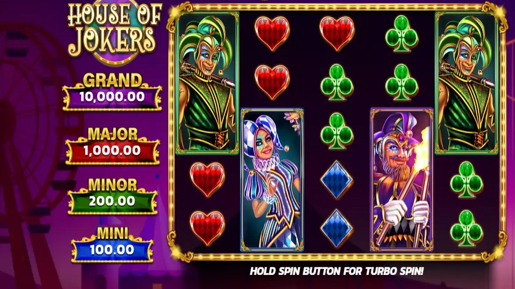 Screenshot of House of Jokers from Microgaming