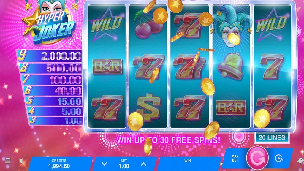 Screenshot of Hyper Joker from Microgaming