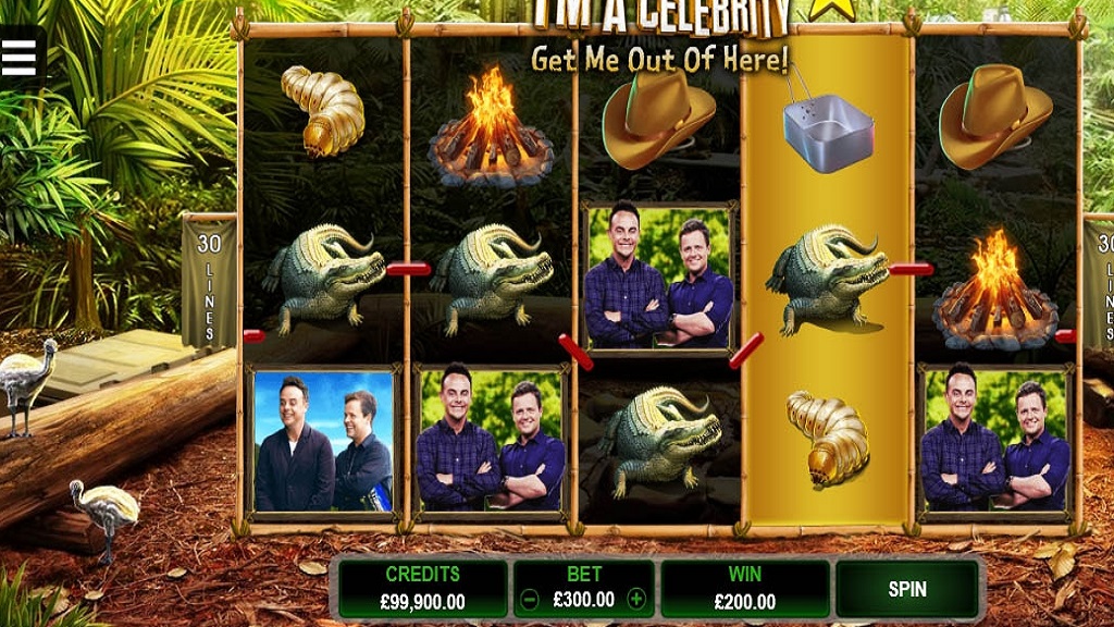 Screenshot of I'm a Celebrity Get Me out of Here from Microgaming