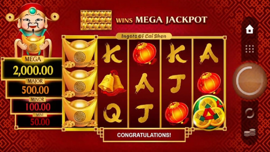 Screenshot of Ingots of Cai Shen from Microgaming