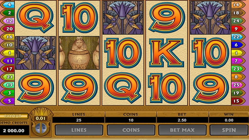 Screenshot of Isis from Microgaming