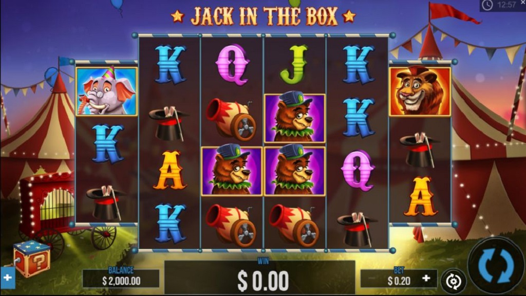 Screenshot of Jack in the Box from Microgaming