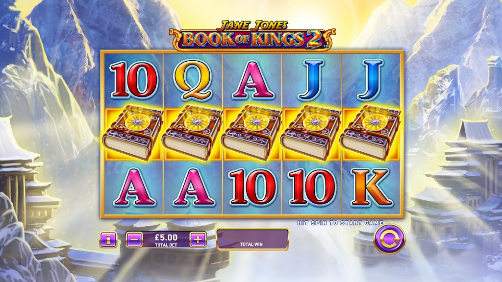 Screenshot of Jane Jones Book of Kings 2 slot from Playtech