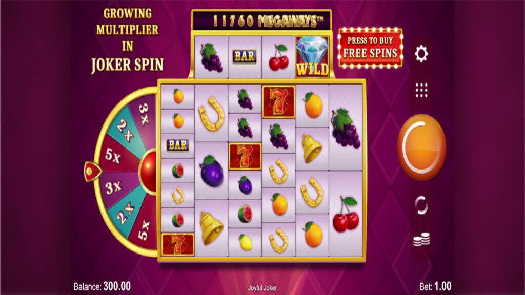 Screenshot of Joyful Joker Megaways from Microgaming