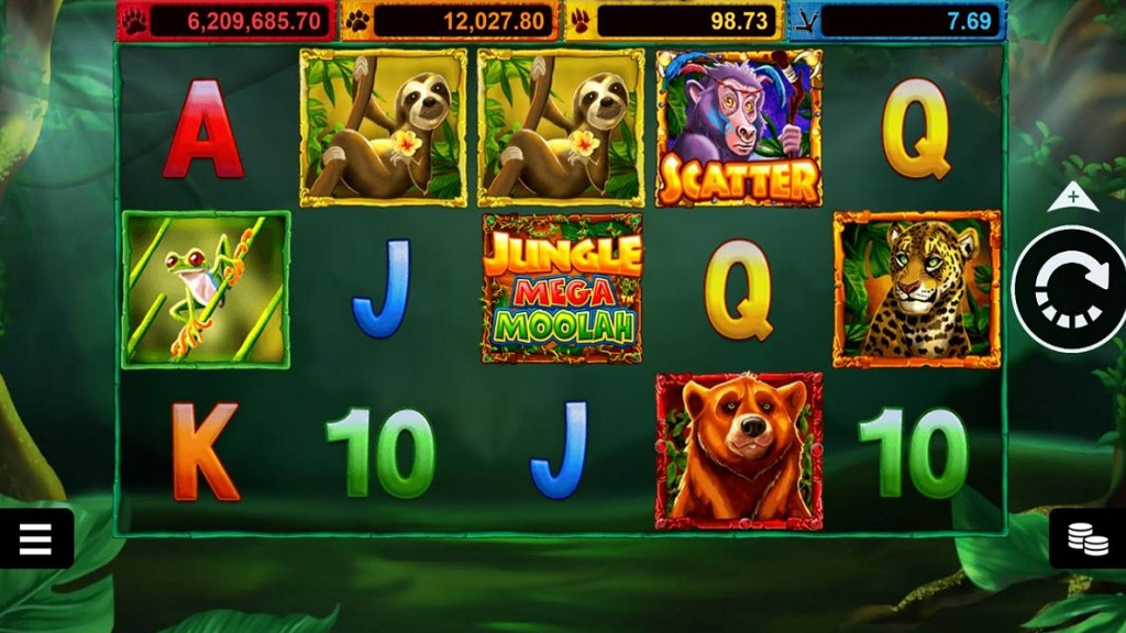 Screenshot of Jungle Mega Moolah from Microgaming