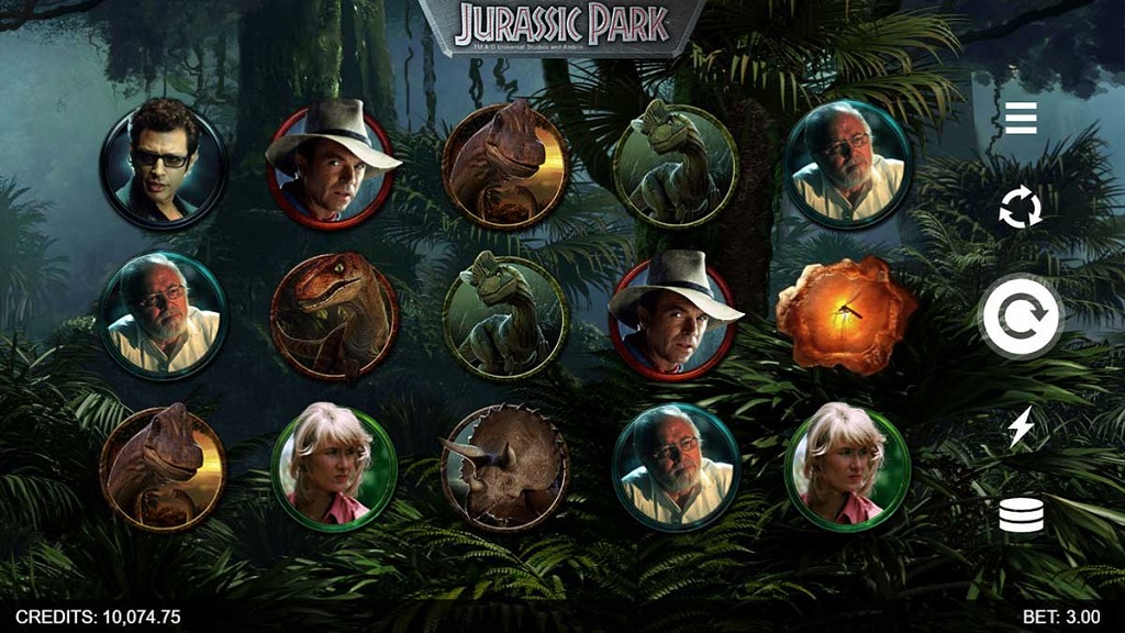 Screenshot of Jurassic Park Remastered from Microgaming