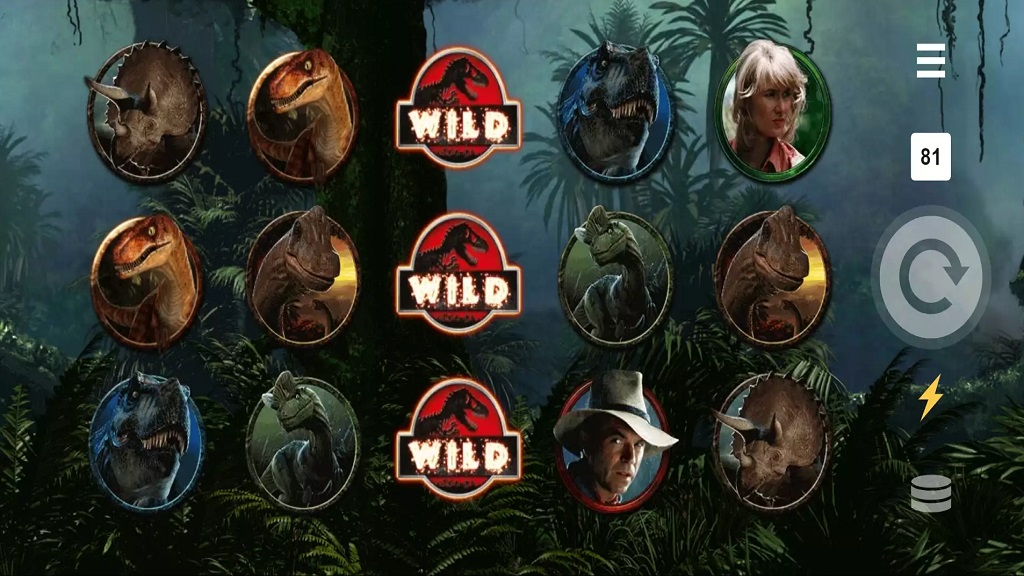 Screenshot of Jurassic Park from Microgaming