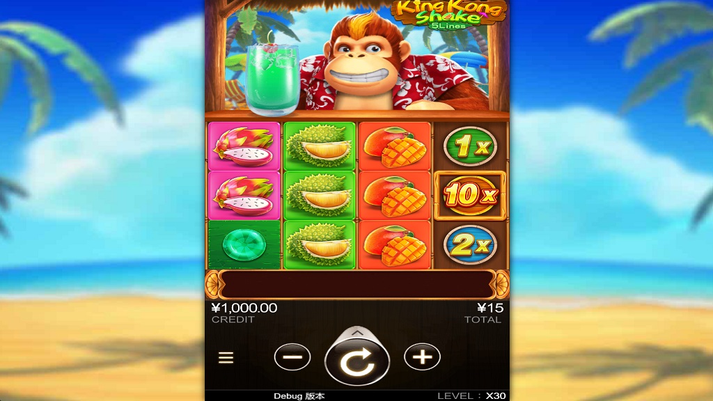 Screenshot of King Kong Shake slot from CQ9 Gaming