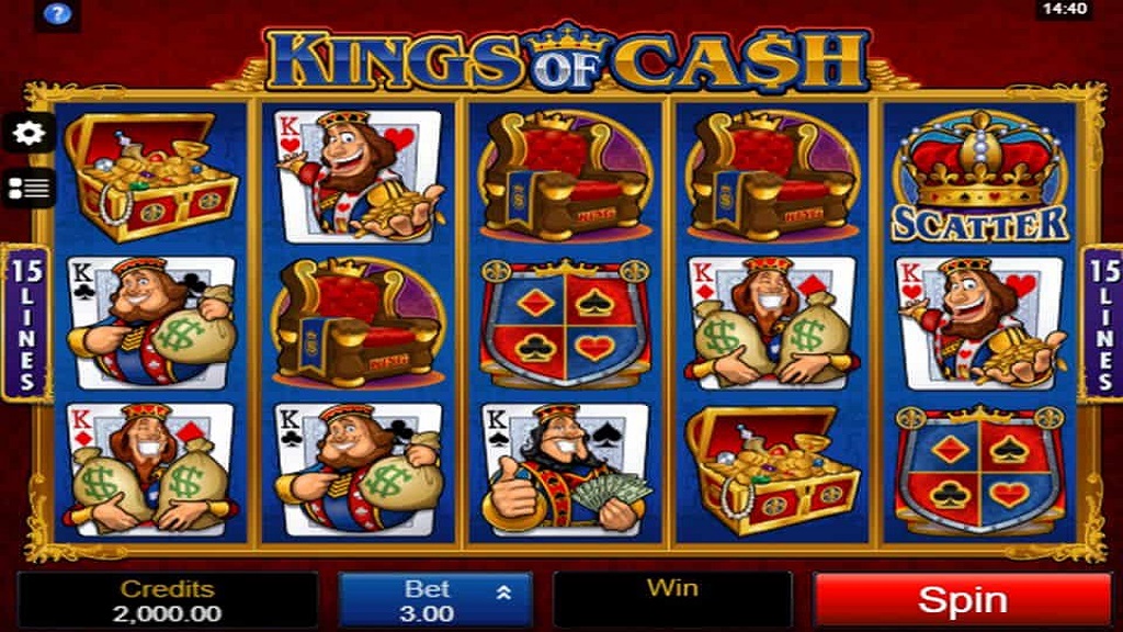 Screenshot of Kings of Cash from Microgaming