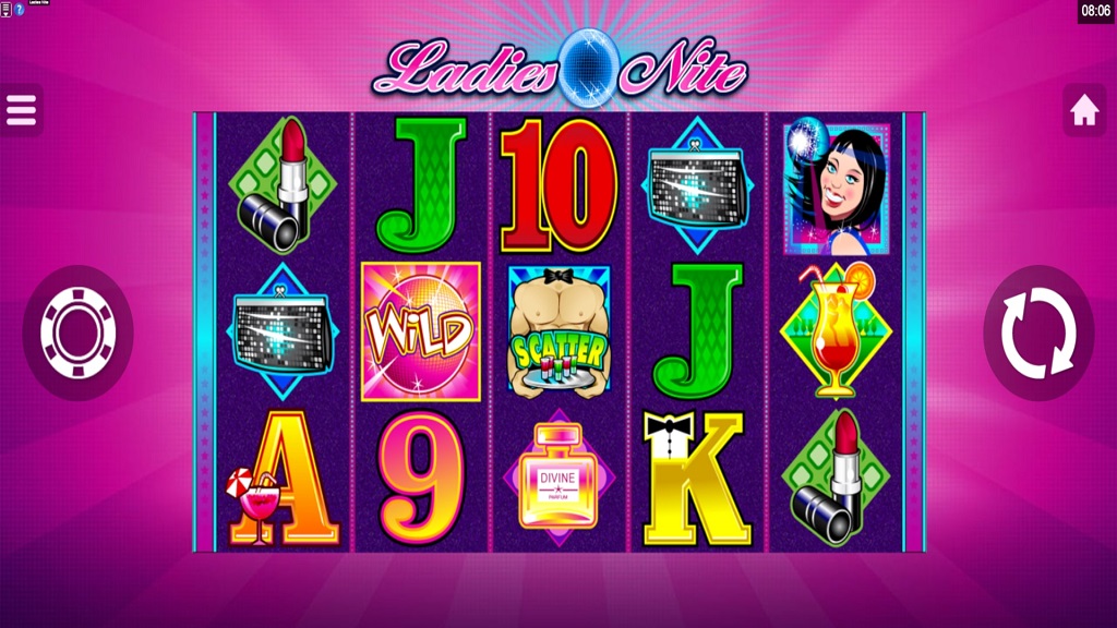 Screenshot of Ladies Nite from Microgaming