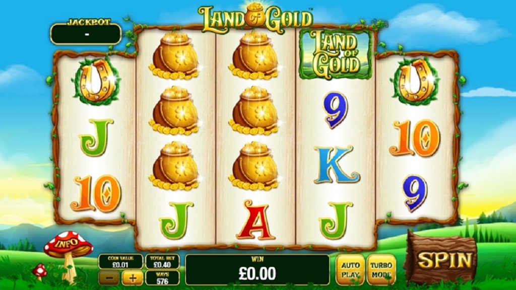 Screenshot of Land of Gold slot from Playtech