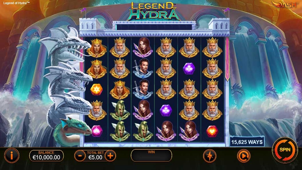 Screenshot of Legend of Hydra slot from Playtech