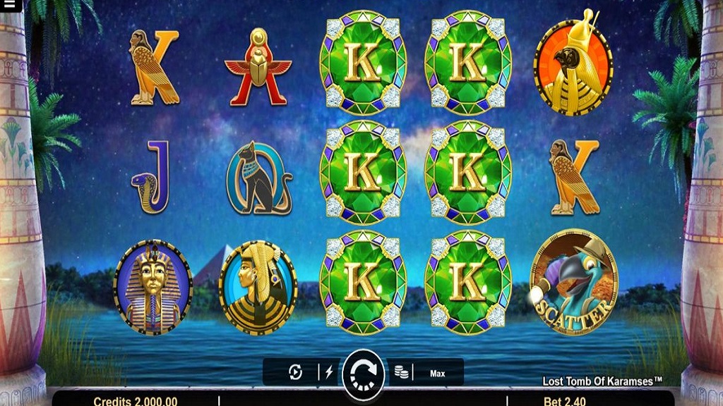 Screenshot of Lost Tomb of Karamses from Microgaming