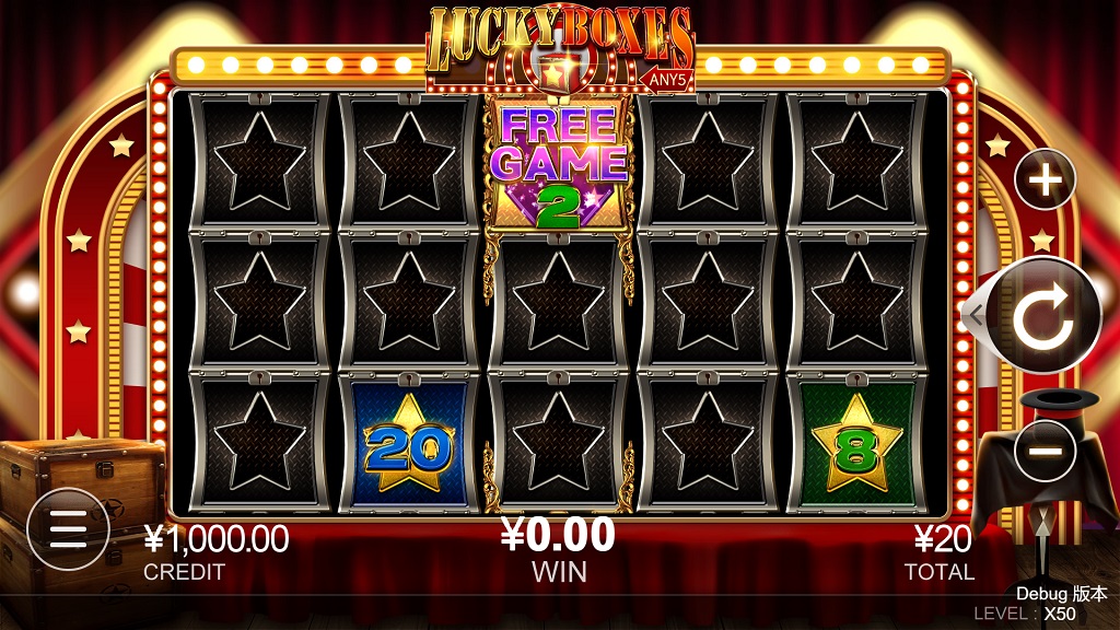 Screenshot of Lucky Boxes slot from CQ9 Gaming