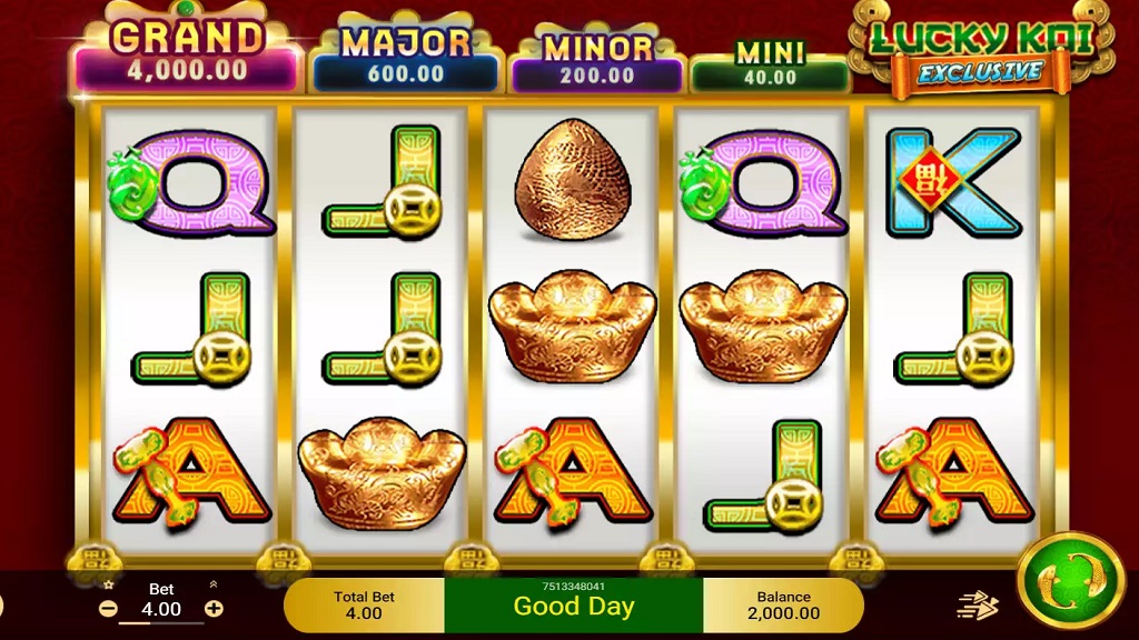 Screenshot of Lucky Koi from Microgaming