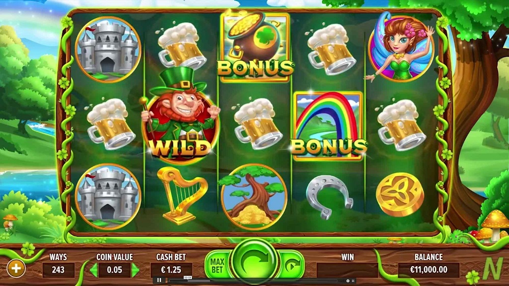 Screenshot of Lucky Leprechaun's Loot from Microgaming