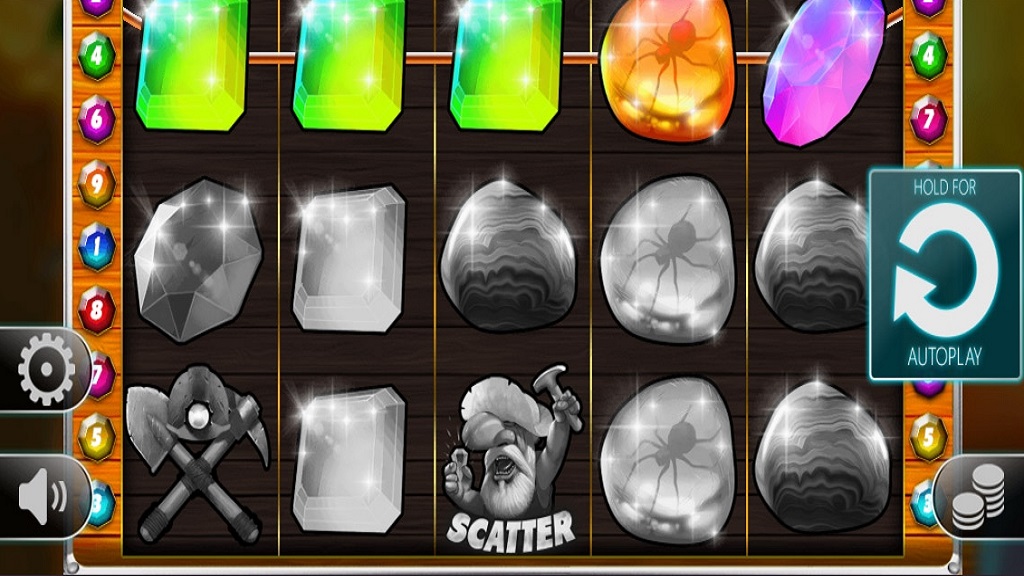 Screenshot of Lucky Miners slot from Spinomenal
