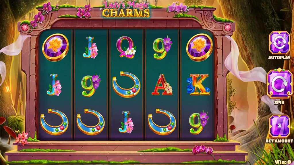 Screenshot of Magic Charms from Microgaming