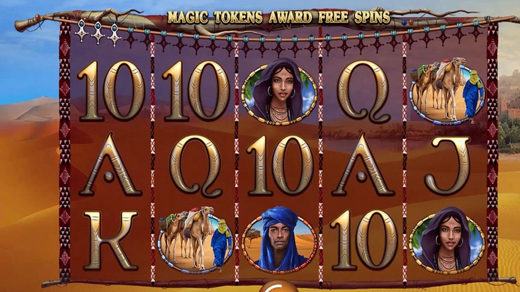 Screenshot of Magic of Sahara from Microgaming