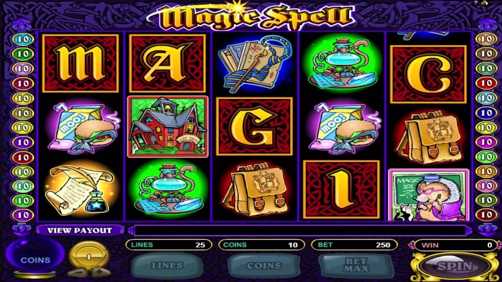 Screenshot of Magic Spell from Microgaming