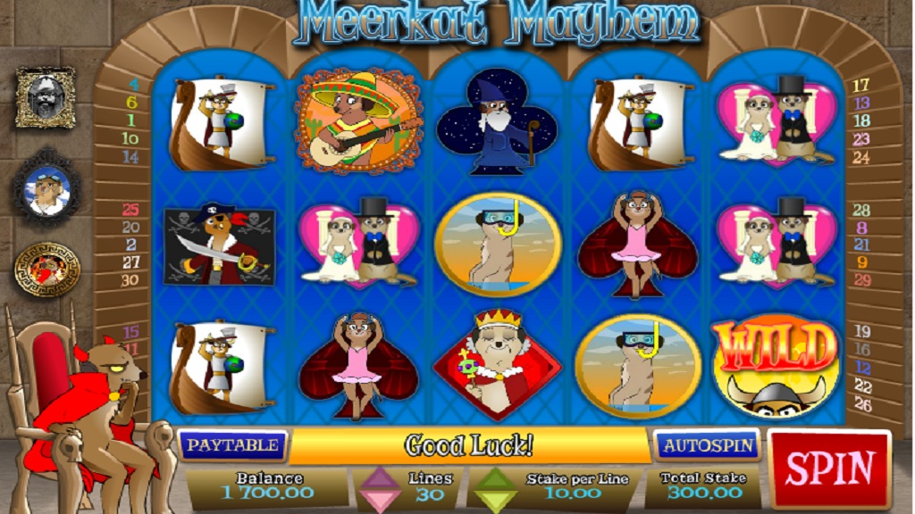 Screenshot of Meerkat Mayhem from Microgaming