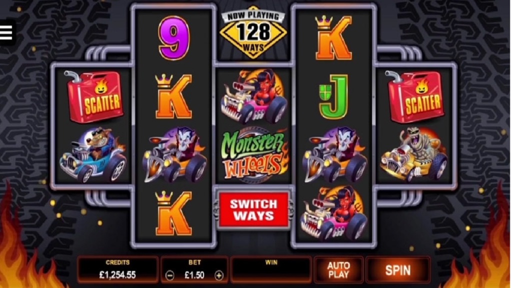 Screenshot of Monster Wheels from Microgaming