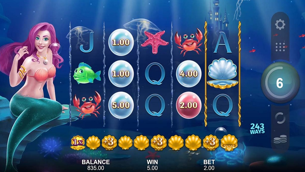 Screenshot of Pearl Catcher from Microgaming