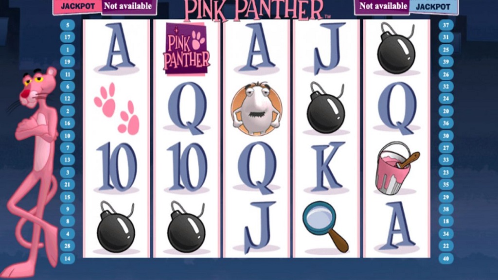 Screenshot of Pink Panther slot from Playtech