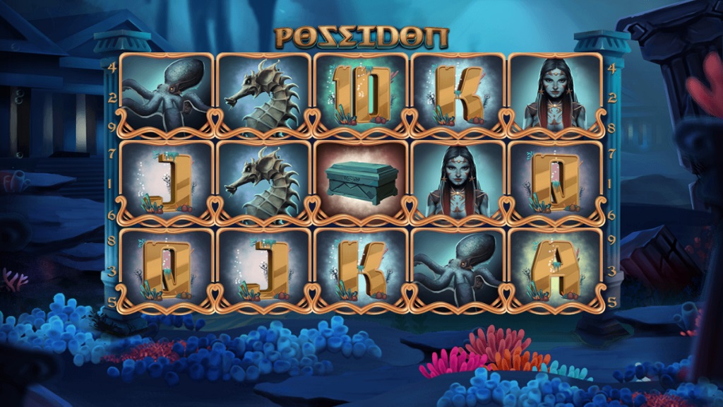 Screenshot of Poseidon slot from Spinmatic