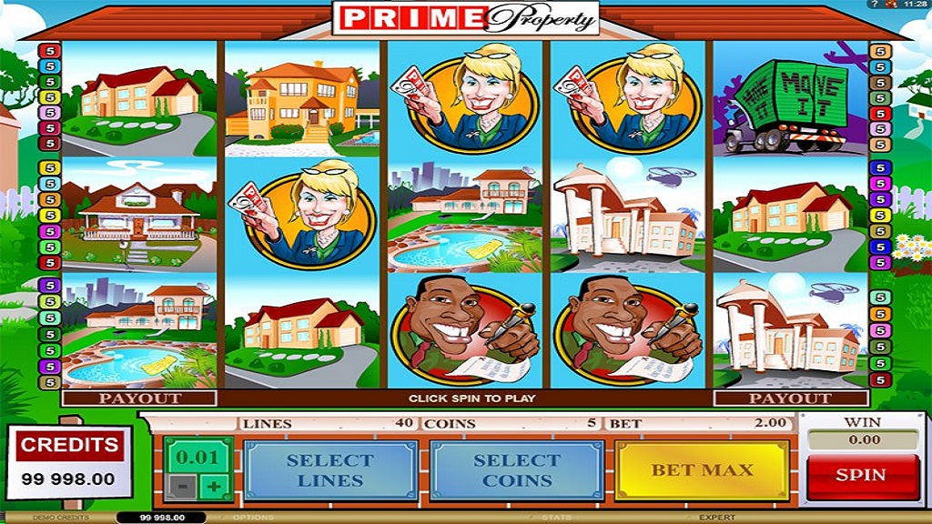 Screenshot of Prime Property slot from Microgaming