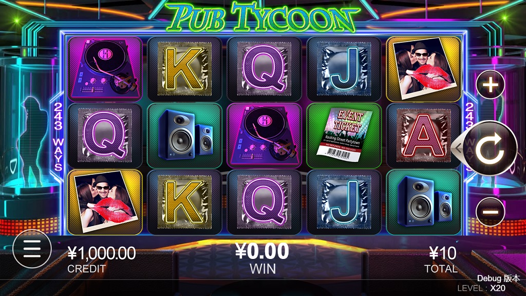 Screenshot of Pub Tycoon slot from CQ9 Gaming