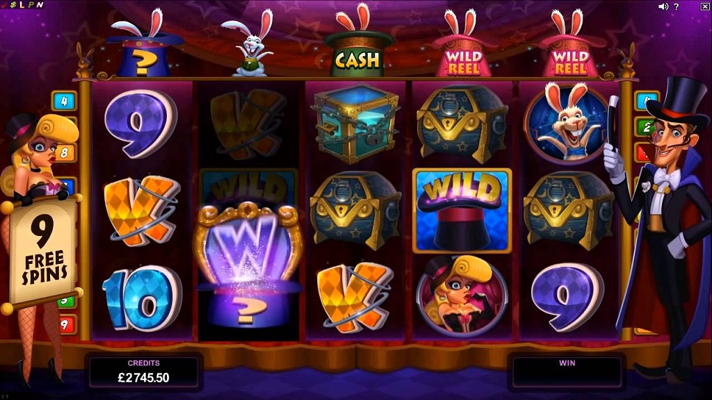 Screenshot of Rabbit in the Hat from Microgaming