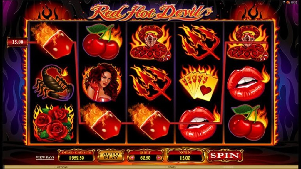 Screenshot of Red Hot Devil slot from Microgaming