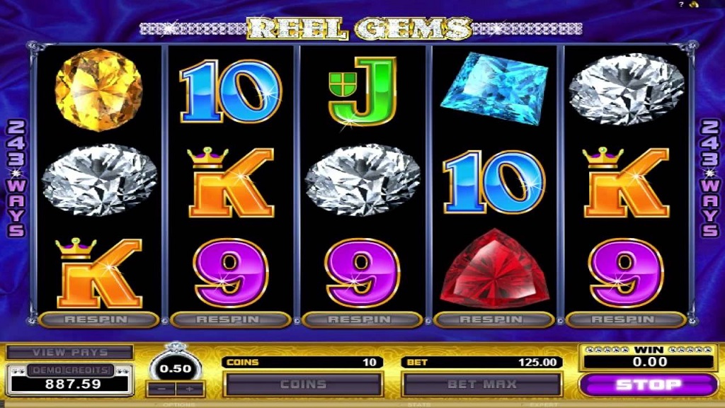 Screenshot of Reel Gems from Microgaming