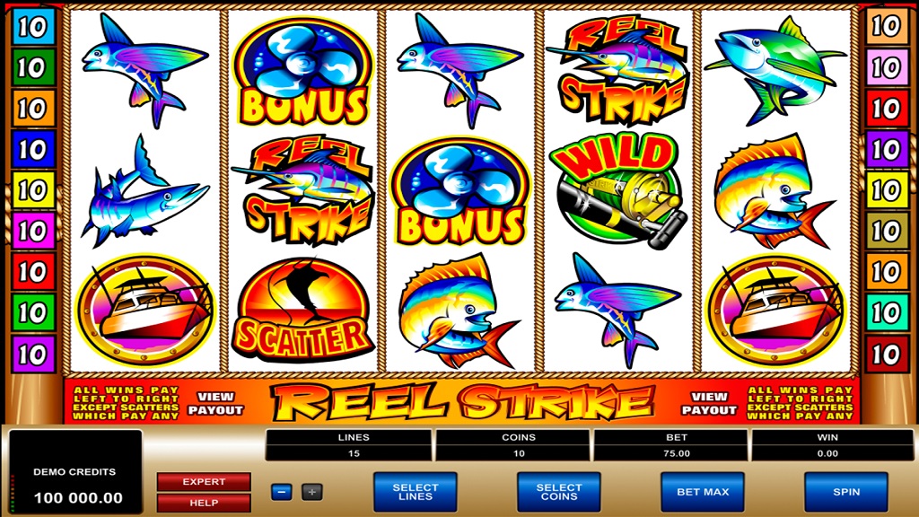 Screenshot of Reel Strike from Microgaming