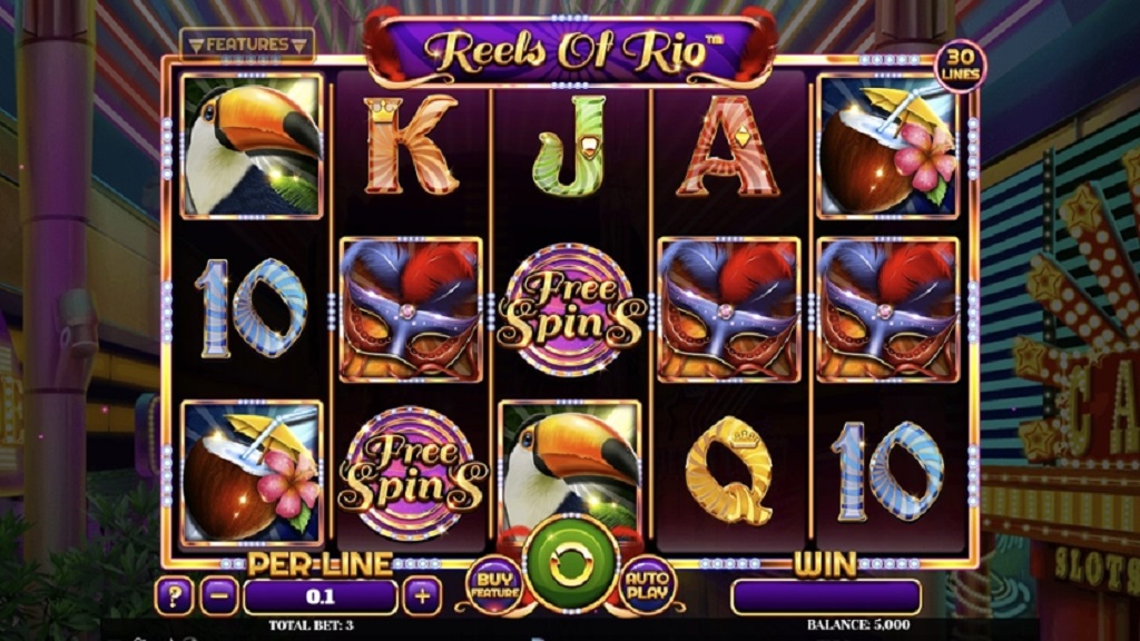 Screenshot of Reels of Rio slot from Spinmatic