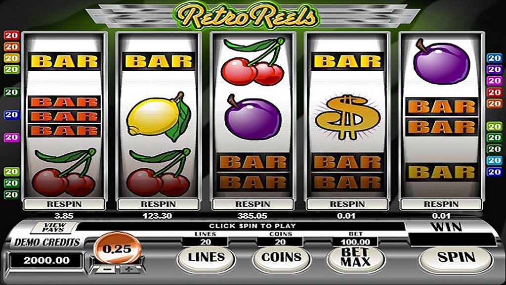 Screenshot of Retro Reels from Microgaming