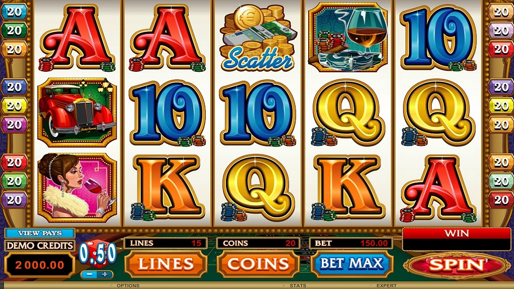 Screenshot of Riviera Riches from Microgaming