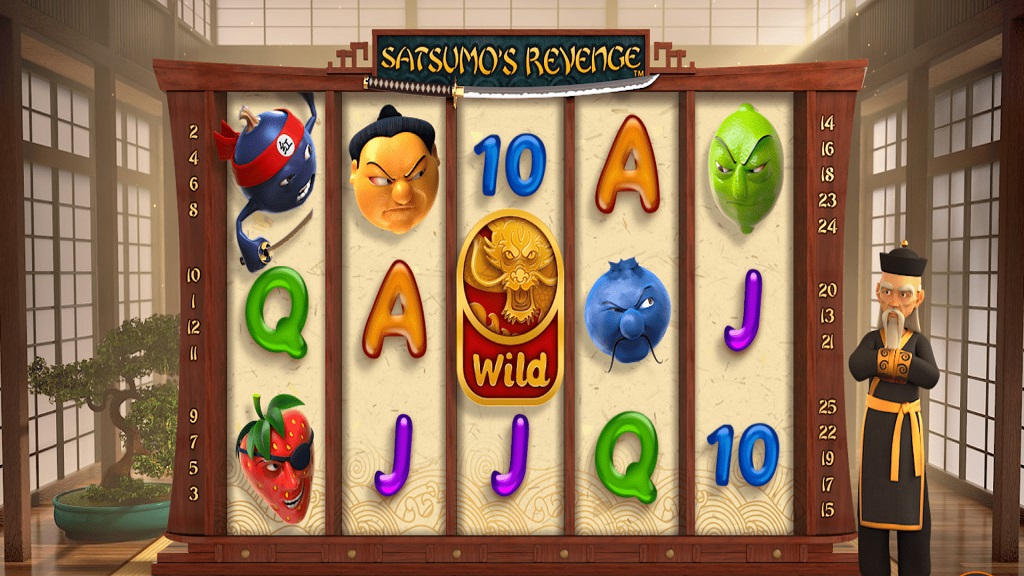Screenshot of Satsumos Revenge slot from Playtech