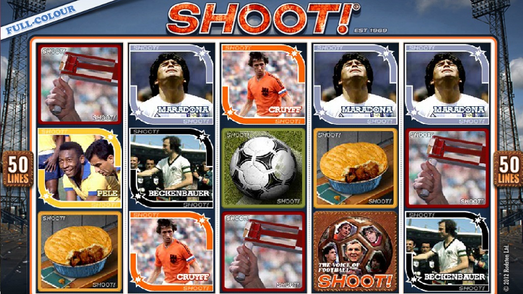 Screenshot of Shoot slot from Microgaming