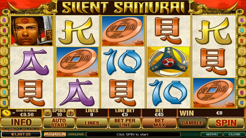 Screenshot of Silent Samurai slot from Playtech