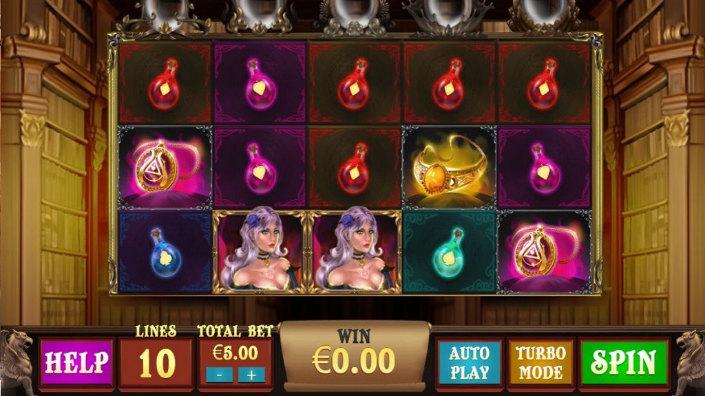 Screenshot of Sorcerers Guild of Magic slot from Playtech